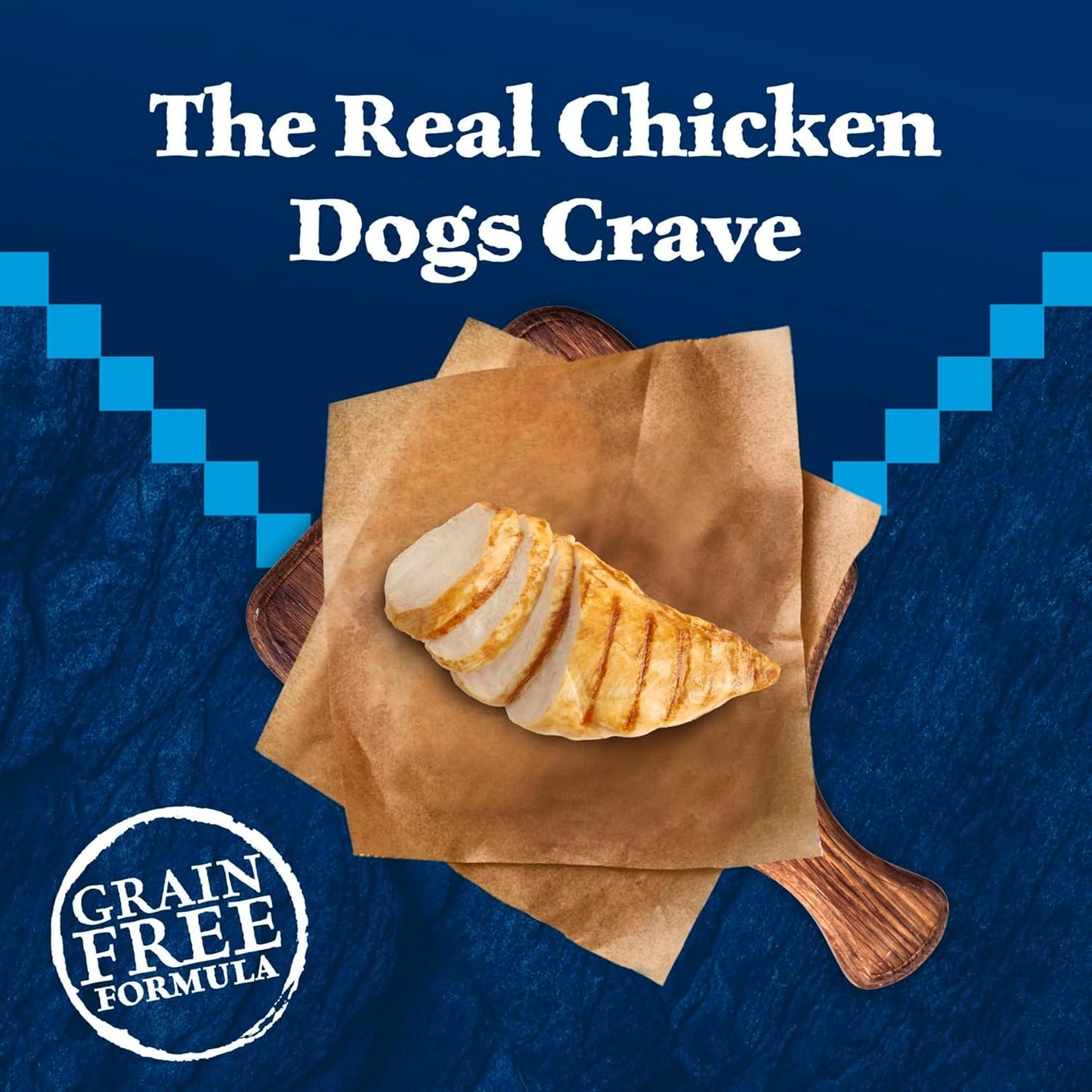 Blue Buffalo Wilderness Adult High-Protein Dry Dog Food with Real Chicken, Grain-Free, Made in The USA with Natural Ingredients, Chicken, 13-lb. Bag