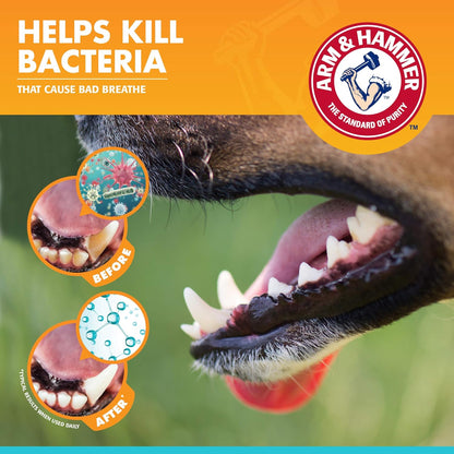 Arm & Hammer for Pets Fresh Breath Kit for Dogs | Contains Toothpaste, Toothbrush & Fingerbrush | Reduces Plaque & Tartar Buildup | Safe for Puppies, 3-Piece Kit, Vanilla Ginger Flavor | 72 Pack