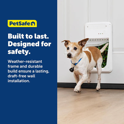 PetSafe Electronic Pet Door Wall Conversion Kit - Easy Installation - Telescoping Installation - Adjustable Entry Frame - Durable Wall Door Passage Kit