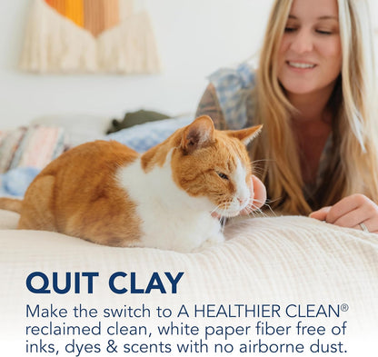 ökocat Dust Free Non-Clumping Paper Pellet Cat Litter, Unscented, 8 pounds - Natural Ingredients, Controls Odor, Dust Free, Great for Homes with Allergies, Postsurgical Needs