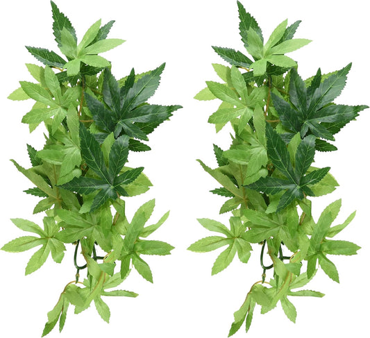 Hagen Exo Terra Silk Terrarium Plant, Small, Abutilon (Pack of 2)