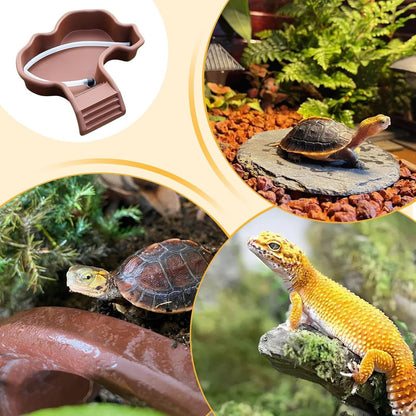 Turtle Bathtub, Bathtub with Ramp – Easy to Clean Soaking Tub with Drain for Aquarium Balcony Living Room Garden