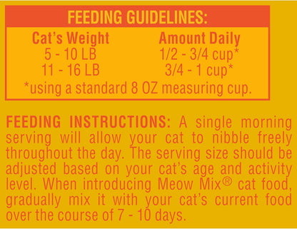 Meow Mix Indoor Formula Dry Cat Food, 3.15 Pound Bag (Pack of 4)
