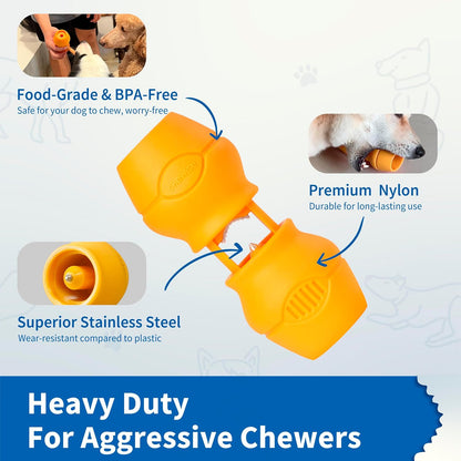 Chewise Bully Stick Holder, Improved Bully Sticks Holder, Ultimate Secure Heavy Duty, BPA-Free Safety Device to Prevent Choking, Fits Various Bully Sticks and Dog Sizes
