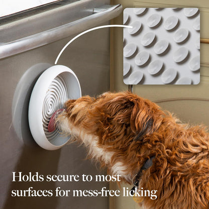 LAY LO Dog Slow Feeder – Combination Lick Mat & Food Bowl | Slow Eating Dog Bowl for Anxiety Relief | BPA-Free, Dishwasher Safe | Includes Live Trainer Support