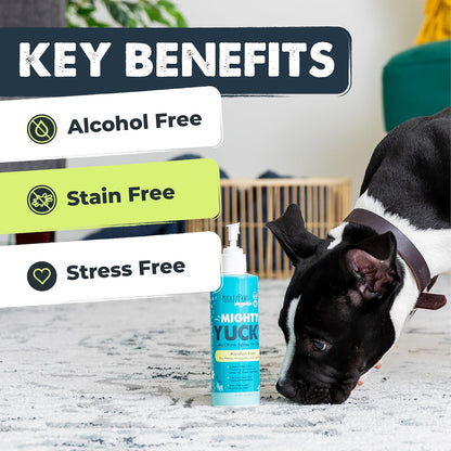 Mighty Paw Waggables Yucky No Chew Spray for Dog (Made in The USA) | Bitter Apple Sprayer for Pets to Stop Chewing. Dog Repellent Spray for Furniture. Anti Chew Sprayer Pets. (8 oz)