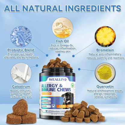 Dog Vitamins & Dog Allergy Relief Chews