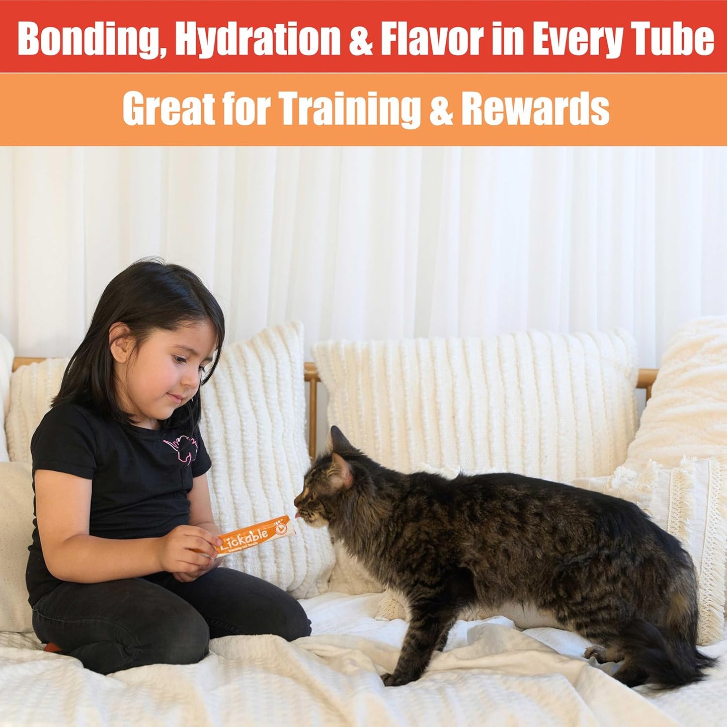 Fieldcrest Farms Lickable Creamy Cat Treats – 50ct Variety Pack – 4 Savory Flavors (Chicken, Tuna, Duck, Salmon) with Taurine – Smooth, Tasty Cat Treat Tubes – Serve by Hand, Dish, or as a Topper