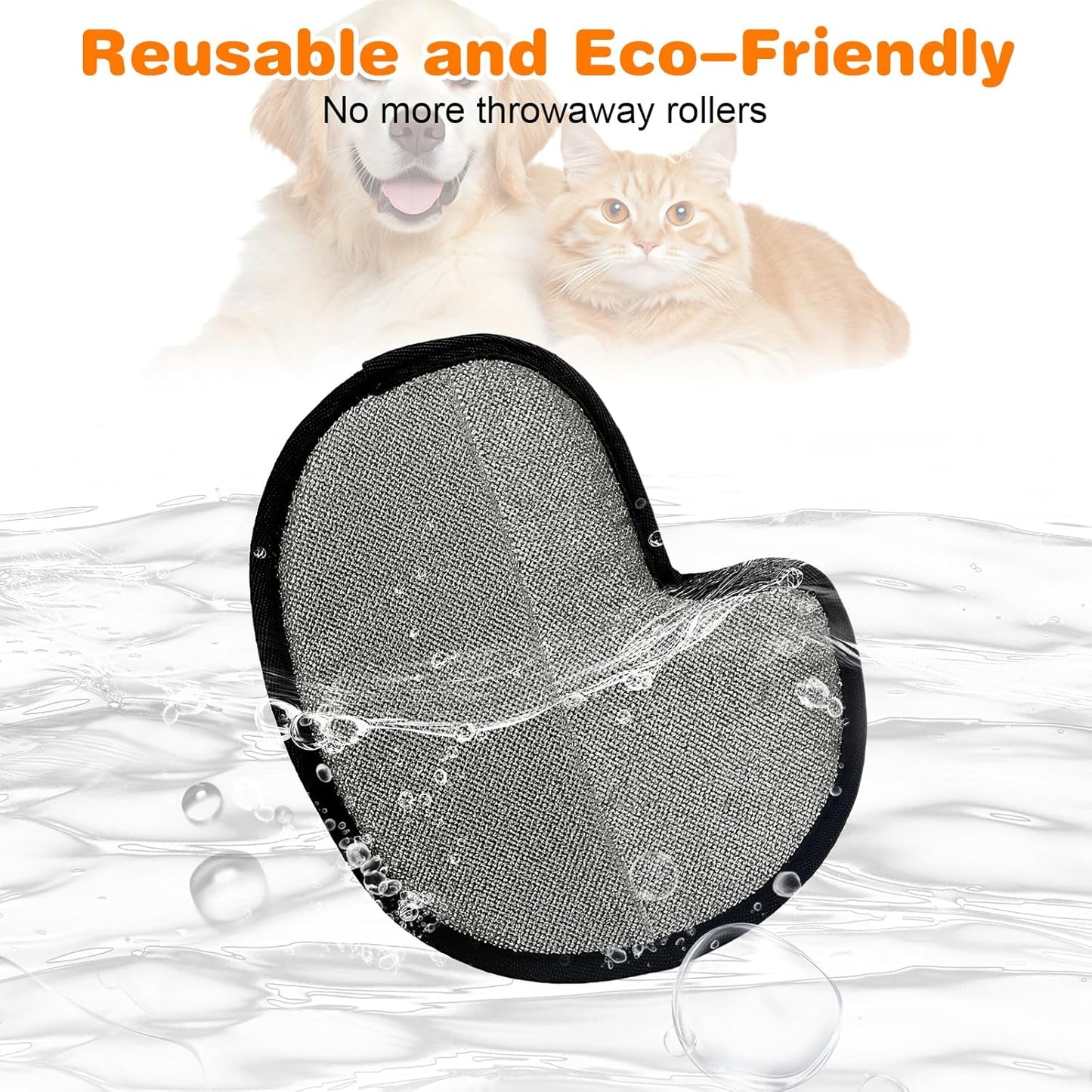 Pet Hair Removal Gloves, Electrostatic Pet Hair Remover Glove for Cats & Dogs