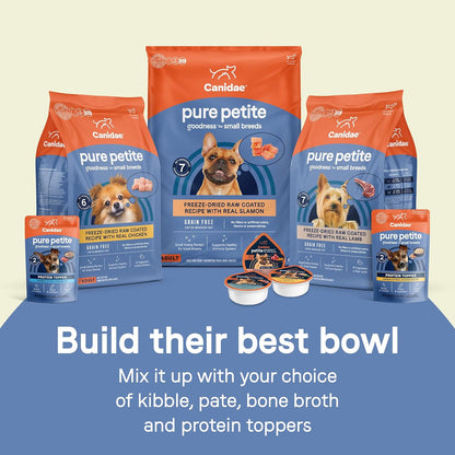 CANIDAE Pure Petite Premium Dry Dog Food for Small Breeds, Chicken & Wholesome Grains Recipe, 4 lbs.