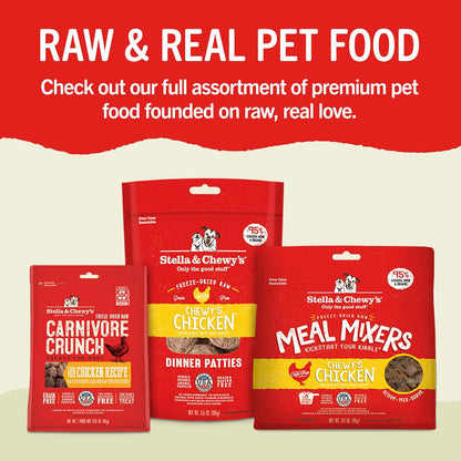 Stella & Chewy's Dental Delights with Freeze-Dried Chicken - Medium Dental Treats for Dogs, 5.5 Ounce Bag