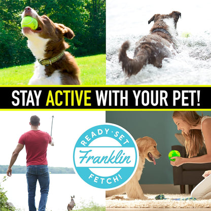 Franklin Pet Supply Co. RSF Laugh and Wiggle Ball – Interactive – Fun Small 4.5" Ball for Dogs or Cats– Encourage Endless Play