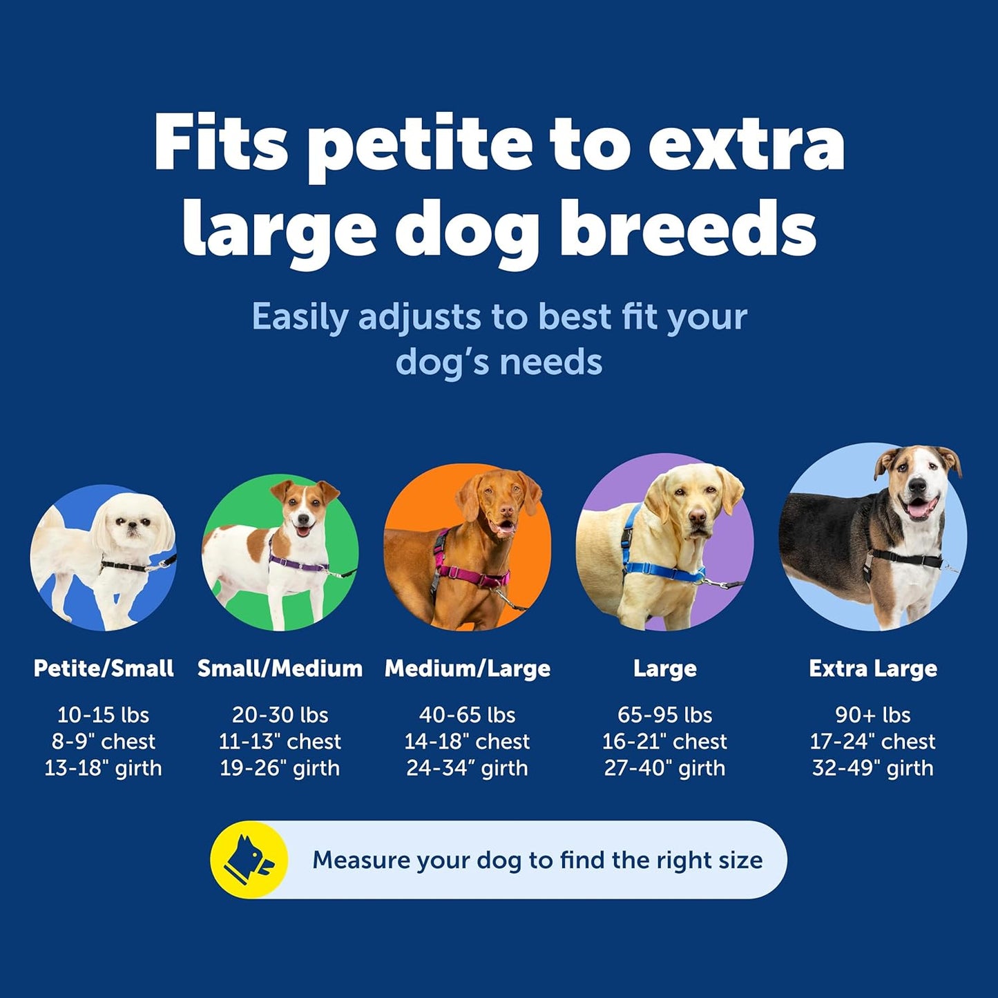 PetSafe Easy Walk Harness for Dogs - Pull-Free Walks - Patented Martingale Loop Design - Front Chest Leash Attachment - Comfort Straps - Breathable Harness Design - Large, Fawn/Brown