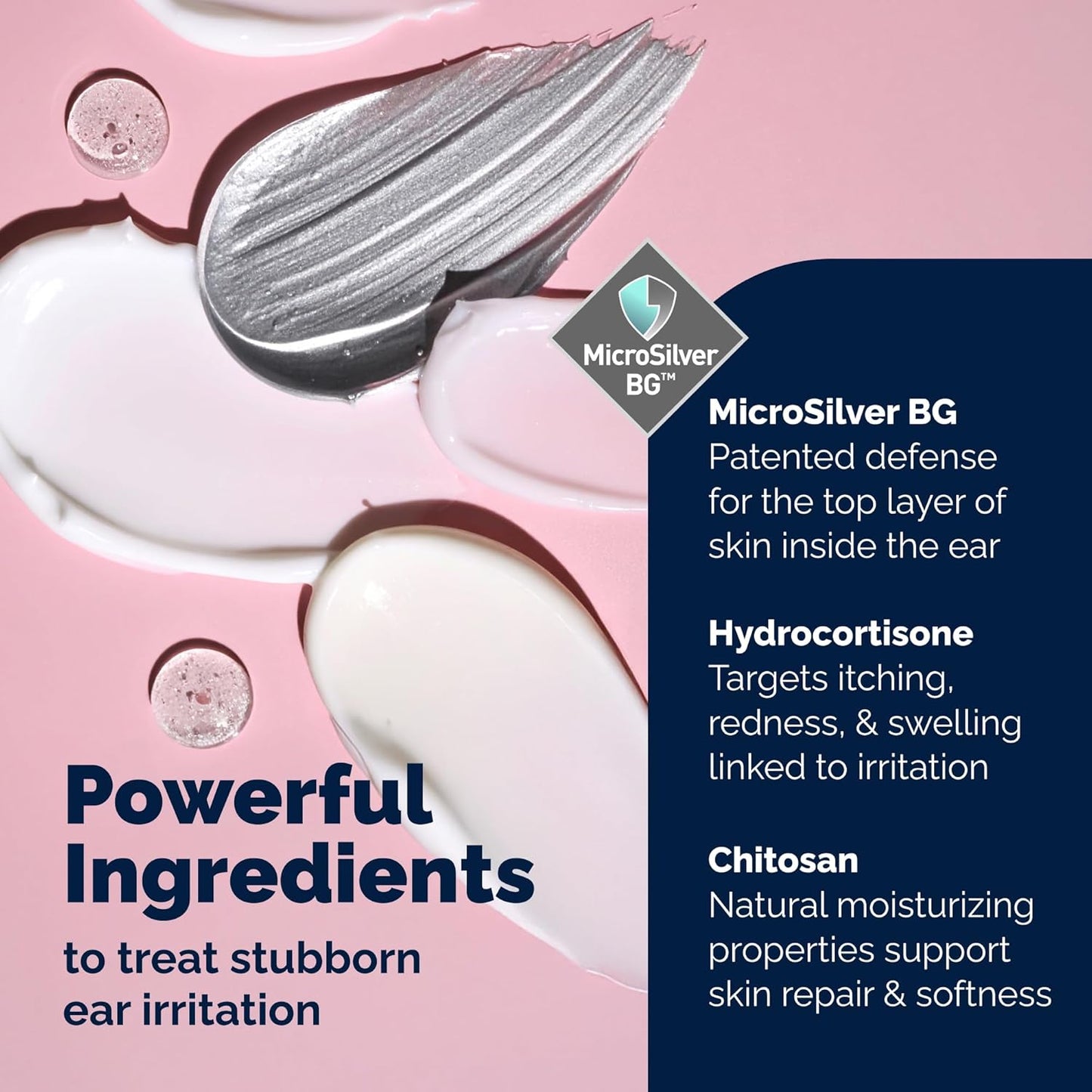 Vetnique Oticbliss Cat & Dog Ear Infection Treatment/Dog Ear Allergy Relief Drops, MicroSilver Yeast Infection Treatment for Dogs, Hydrocortisone for Itching, Redness Swelling (Ear Infection)