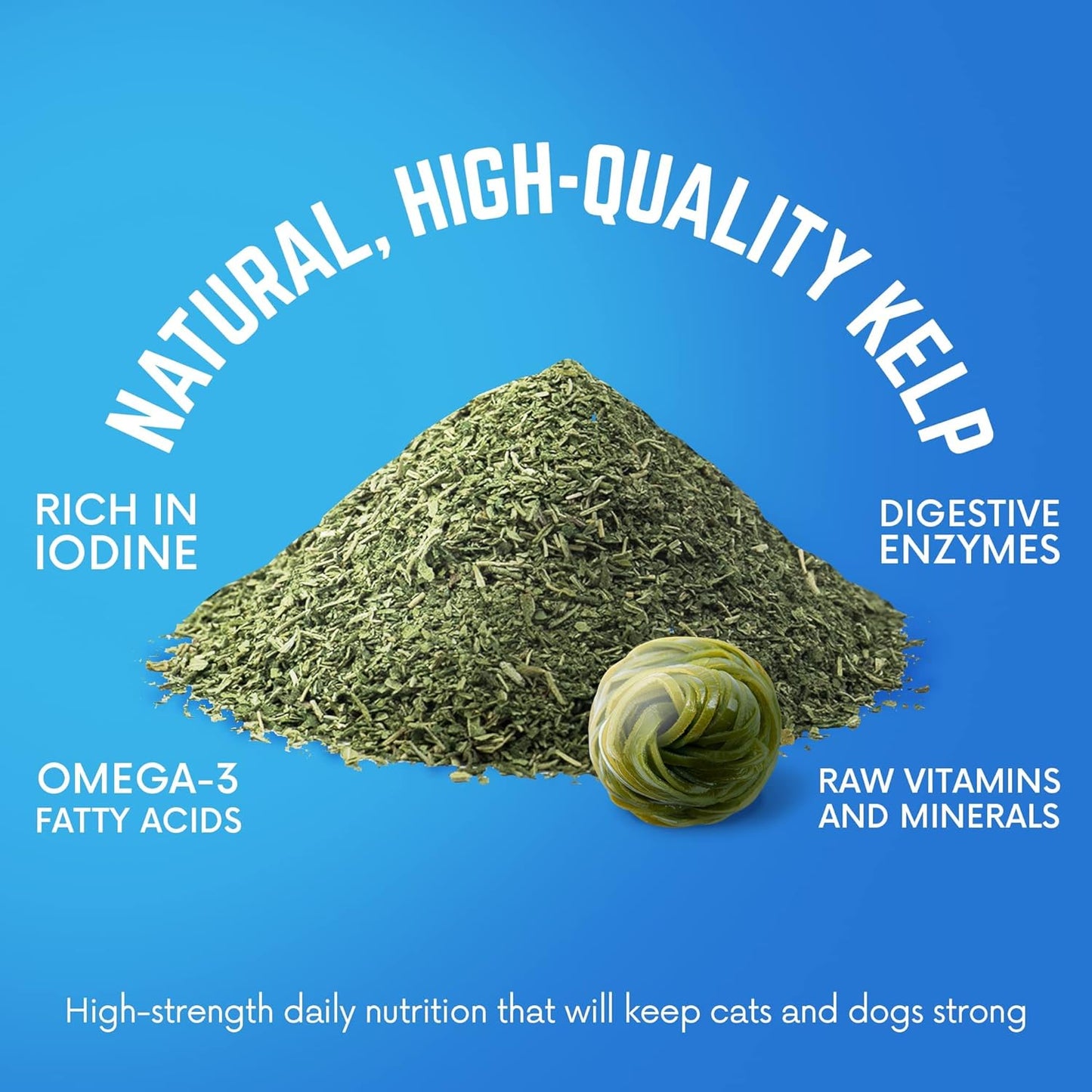 BACK 40 Dogs Kelp Powder Multifunctional Supplement (453g) and Wild Alaskan Fish Oil (473 ml) - Supplements for Optimal Pet Health