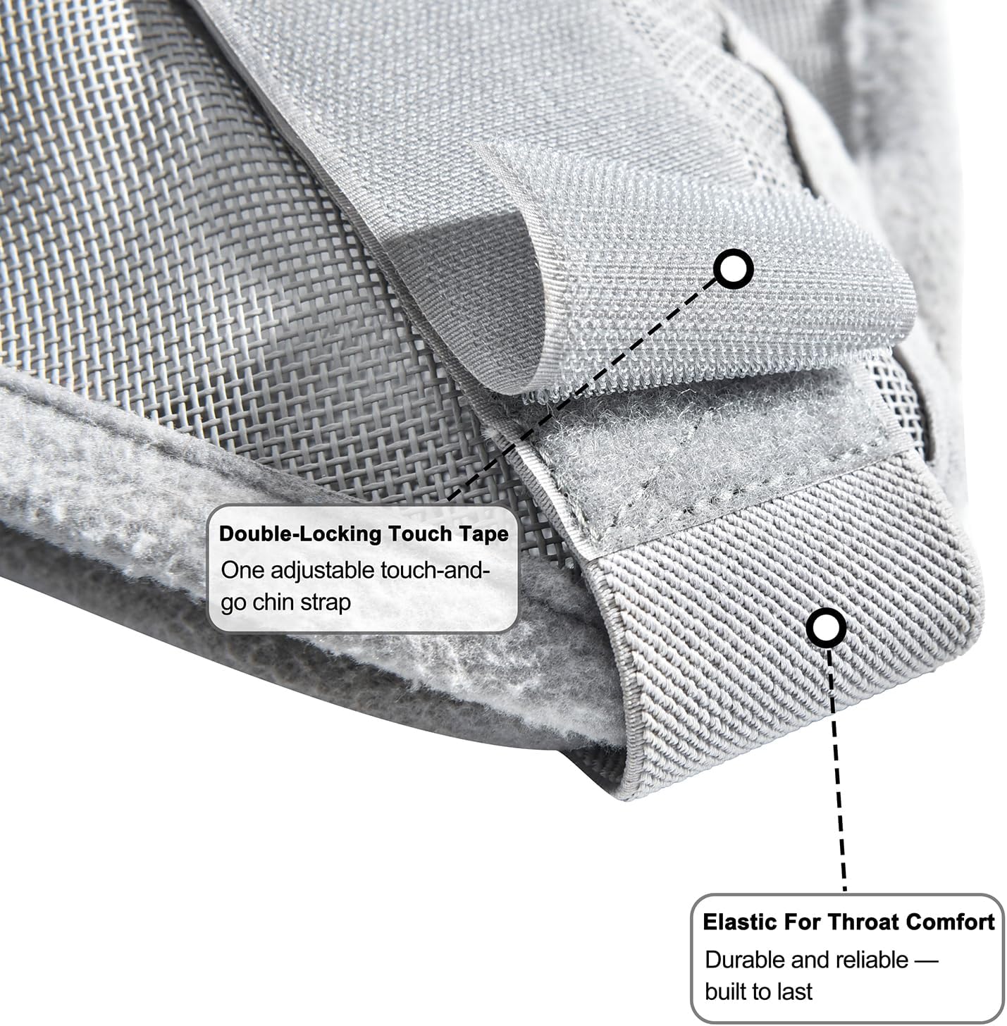 Horse Fly Mask, Adjustable Fly Masks for Horses with Ears, Breathable and 70% UV Protection, Comfort Mesh Without Nose Cover, Horses Accessories (Grey, Blue, Small)