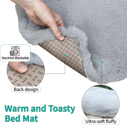 Plastic Cat House Outdoor & Indoor, Feral Cat Houses with Mat, Waterproof Outdoor Cat House for Feral Cats, Outside Cat Shelter for Small Pet, Assemble and Clean Easily