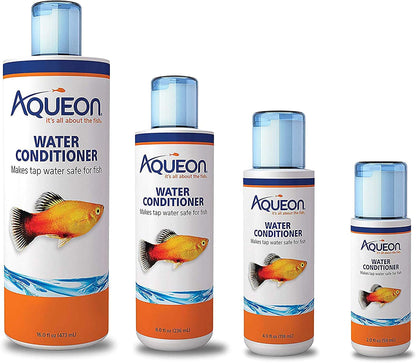 Aqueon Aquarium Fish Tank Water Conditioner Bottle, 16 ounces