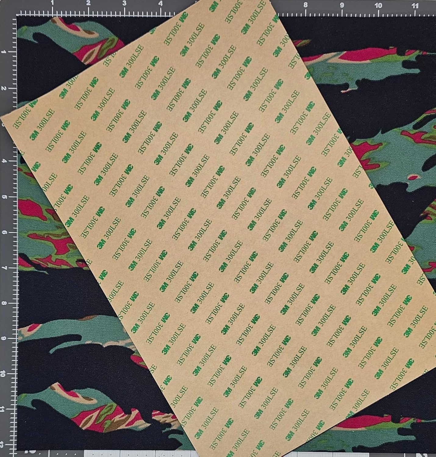 Dangerfield Arms TackGear Wrap Multicam Cordura Adhesive Wrap 500 Denier 12" x 12" Adhesive Back for kydex and Other Items (Miami Tiger Stripe)