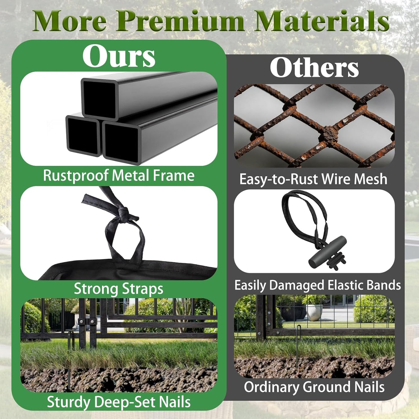 10x14FT Outdoor Dog Kennel, Heavy Duty Dog Run Enclosure with Feeding Door, Large Outside Dog Kennel with Roof & Double Locks for Pets House