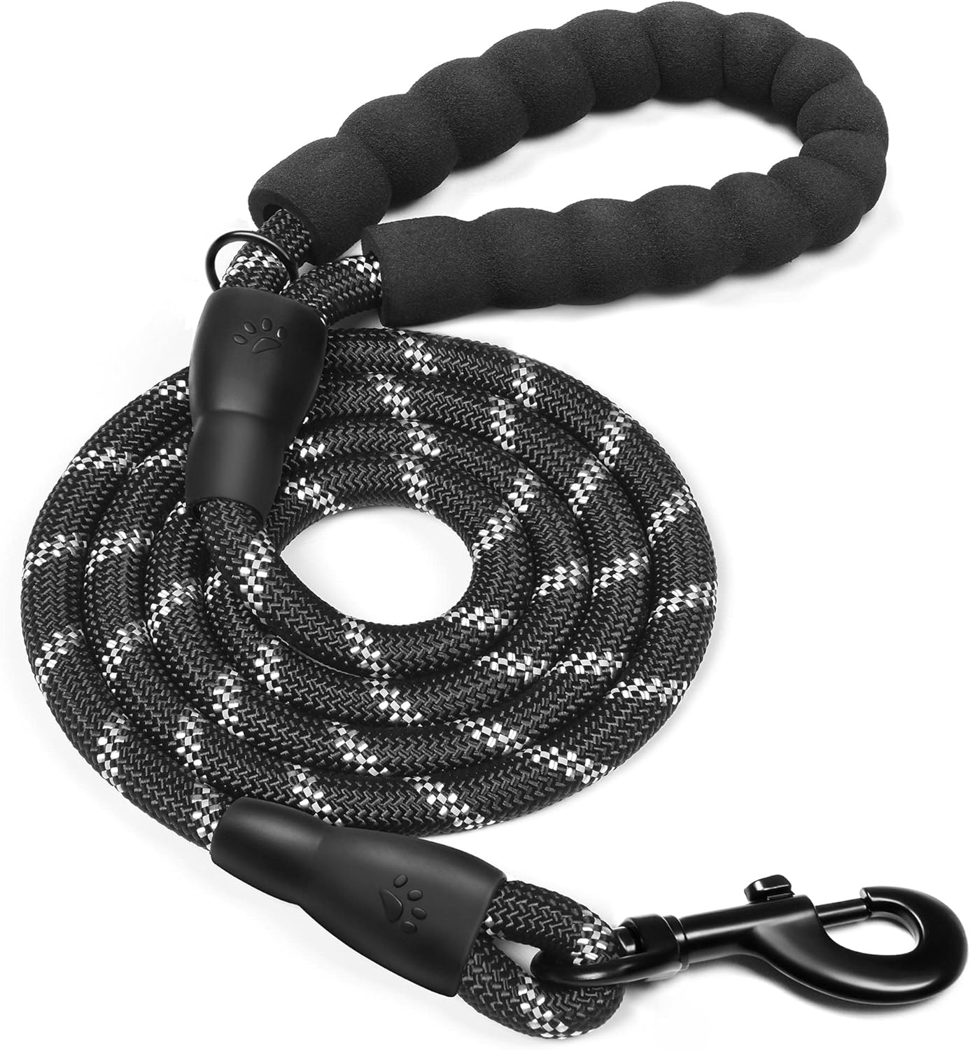 5 FT Heavy Duty Dog Leash with Comfortable Padded Handle Reflective Dog leashes for Medium Large Dogs