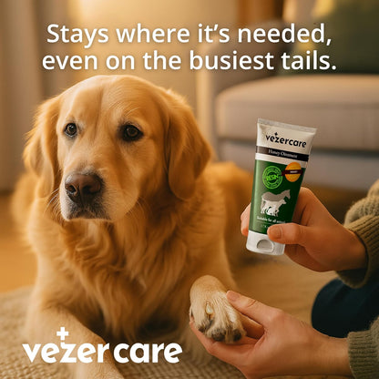 Dog Paw Balm & Wound Care Ointment – Natural Alternative to Manuka Honey for Hot Spots, Itchy Skin & Cuts – Safe for Dogs, Cats & Horses – Lick-Safe & Steroid-Free 1.7 oz