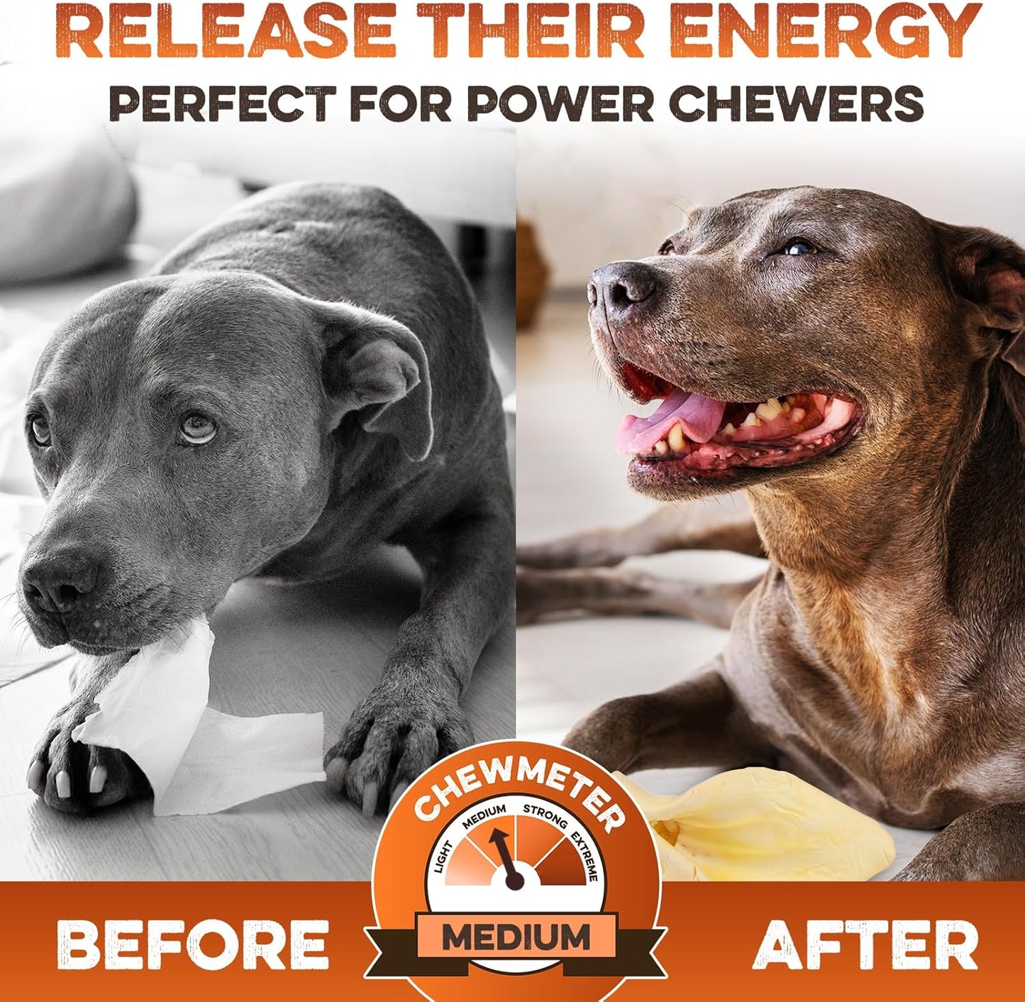 BRUTUS & BARNABY Cow Ears for Dogs – Whole Ears 12 ct, Thick Cut, Grass-Fed Angus Beef, All-Natural No-Rawhide Dog Treat Alternative