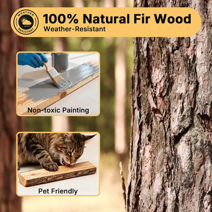 Veehoo Catio Outdoor Cat Enclosure, 63" Cat Outdoor Enclosure Window Access, Large Wooden Indoor Cats Patio Cage with Weatherproof Tarp Roof