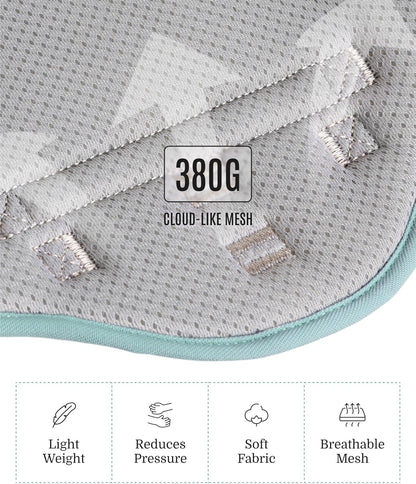 2025 New Edition, Fei & Eve Classic Dog Harness - Quick-Release Buckles | 3-Point No-Pull Control | Heavy-Duty 900D Nylon | Dual Safety Handles | Breathable Mesh | Adjustable Fit | Medium,Green