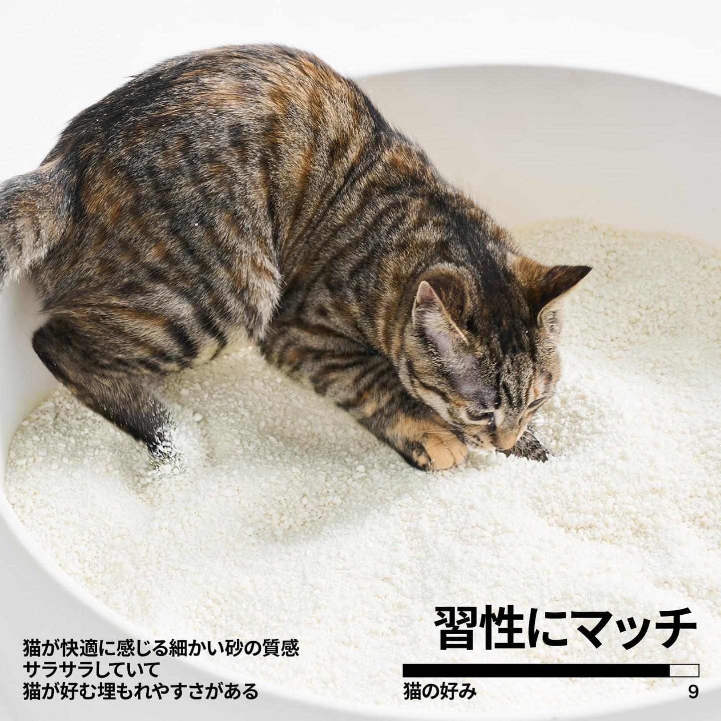 pidan Cassava Cat Litter clumping,Odor Control,Plant-Based Natural Ingredients,Ultra Absorbent and Fast Drying,No Dust,Unscented (5.3lb×4bags)