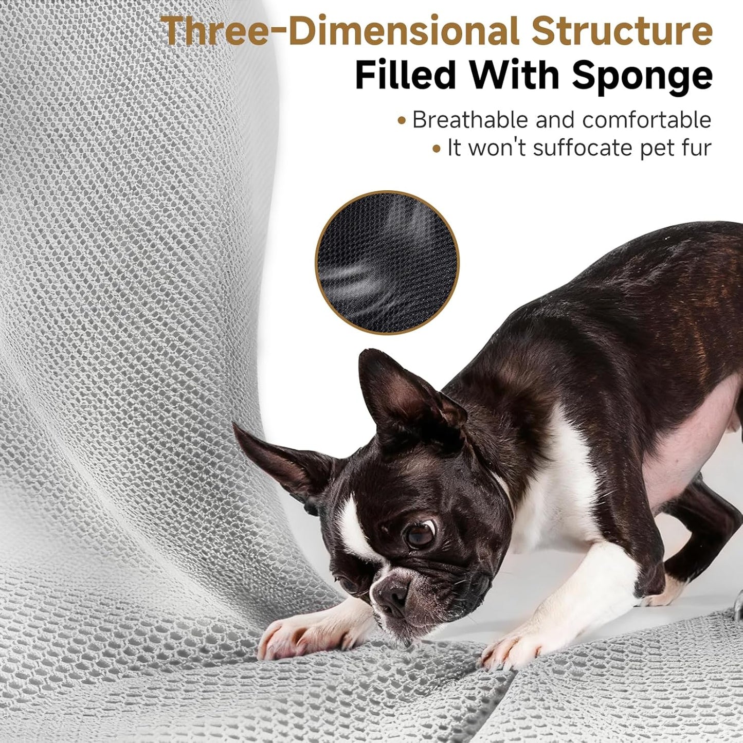 Dog Lift Harness for Large Dogs, Full Body Support Sling with Adjustable Control Handle for Senior or Injured Pets, Hands Free Shoulder Pet Carrier(Black,XL)