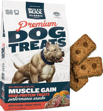 Bully Max 30/20 High Protein Dry Dog Food + 26/12 Wet Food (2 lb.) + Premium Protein Treats - Complete Feeding & Training Pack for Muscle, Weight Support & Energy - High Calorie, Tasty, For All Breeds