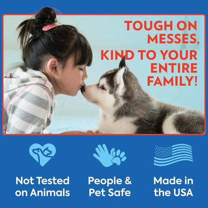 OUT! PetCare Pet Odor & Stain Remover Spray, Carpet & Floor Cleaner, Deodorizer for Dogs & Cats, Made in USA, 32 fl oz (2 Pack)