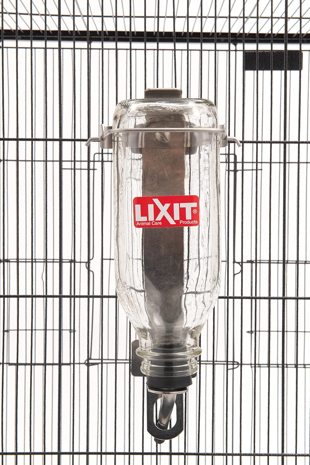 Lixit Heavy Duty Deluxe Glass Water Bottles for Birds, Dogs and Small Animals. (32oz Medium Tube)