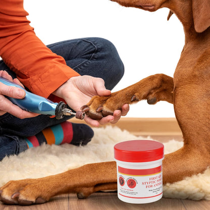 G.B.S Styptic Powder for Animals – Fast-Acting Blood Stop for Dogs, Cats, Birds & Small Pets – First Aid Powder for Nail Bleeding, Minor Cuts & Grooming – 1 oz, Pack of 1