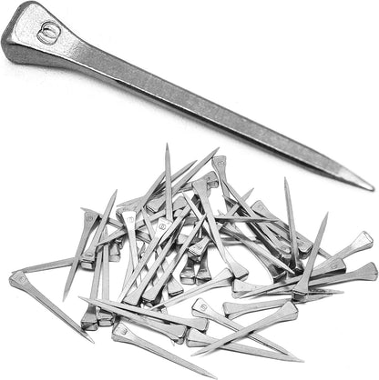 Surf turtle E3 Horseshoe Nails 50 Pcs 1.7 Inches Low Carbon Steel Horse Hoof Nails Horse Training Supplies Tool for Securing Firmly