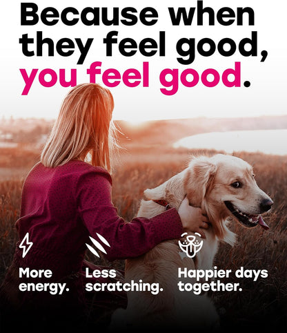 Dog Multivitamin & Probiotic Bundle – Daily Vitamins & Digestive Support Chews – Supports Gut Balance, Digestive Comfort, Skin, Coat, Immune & Joint Health – All Breeds, Puppies, Seniors 140+140 Chews