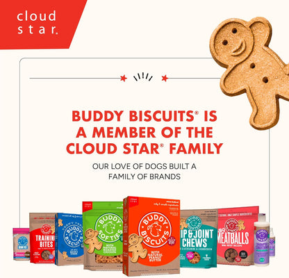 Buddy Biscuit 3.5 lbs. Bag of Crunchy Dog Treats Made with Natural Peanut Butter