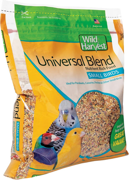 Wild Harvest Universal Blend For Small Birds 3 Pounds, Foritified Nutrition