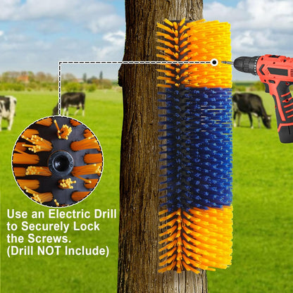 Livestock Scratch Brushes, Horse Livestock Scratching Brush, Horses Scratcher Brushes for Sheep, Cattle, Cow, Goat, Pig Livestock Animal Back Scratching