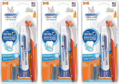 Nylabone 3 Pack of Advanced Oral Care Cat Dental Kits