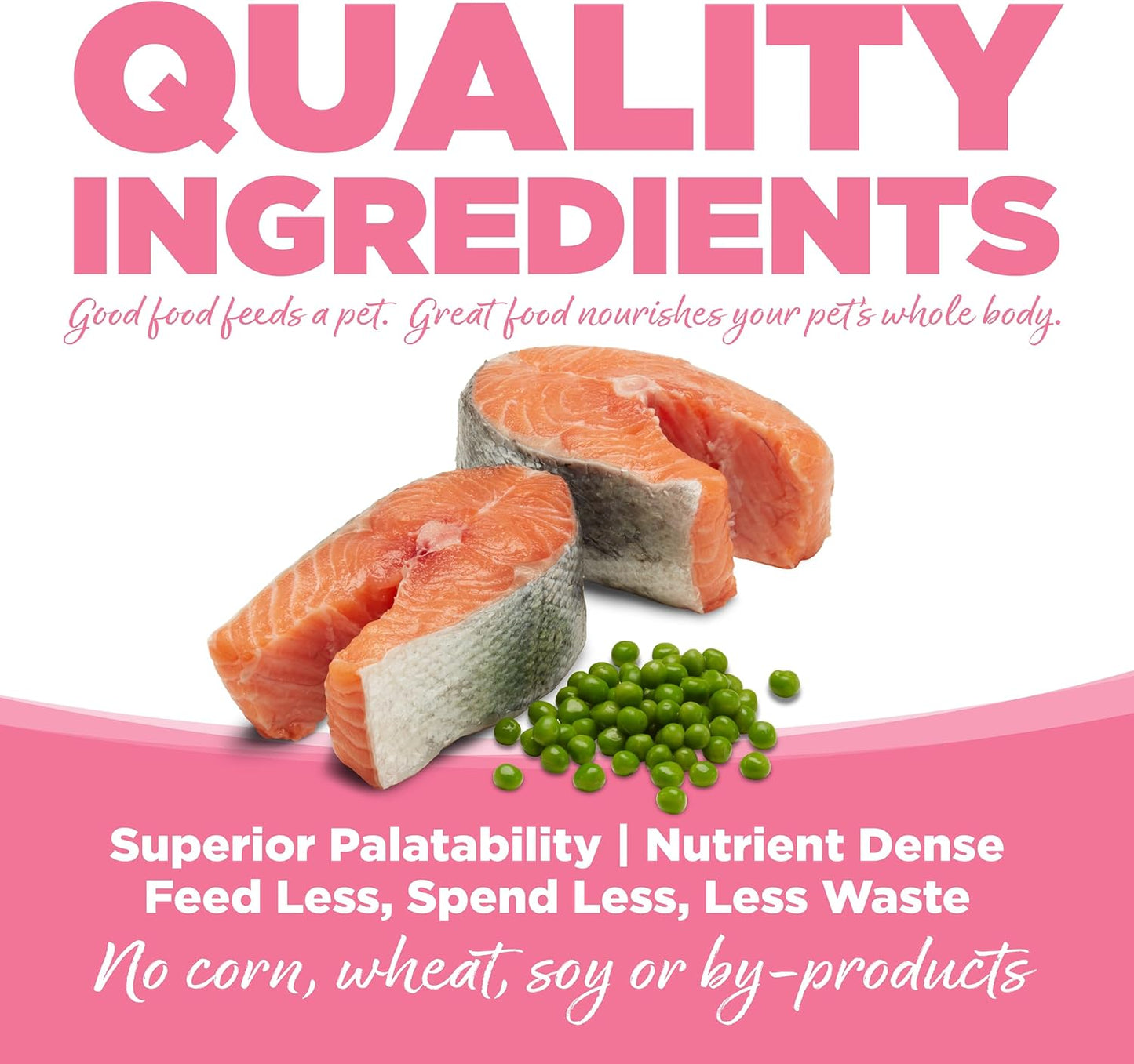 NutriSource Pure Vita Limited Ingredient Grain Free Dry Dog Food, Small Bites, Salmon and Peas, 12LB