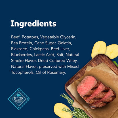 Blue Buffalo Stix Pepperoni-Style Dog Treats Made with Natural Ingredients, Beef Recipe, 13-oz Bag