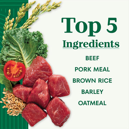 Nutro Natural Choice Adult Dry Dog Food, Beef and Brown Rice Recipe, 12 lbs.