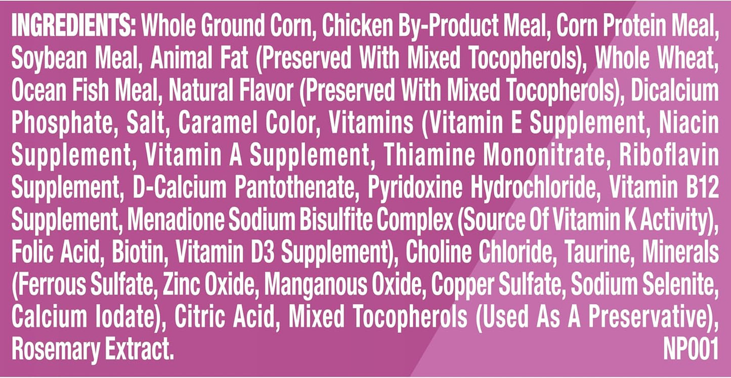 9Lives Kitten Essentials Chicken & Ocean Fish Dry Cat Food, 2.5lb Bag, Pack of 4