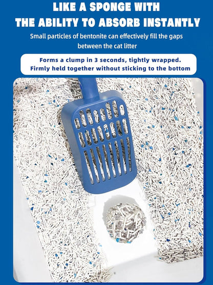 NIKORO Tofu Cat Litter,Strong Clumping Cat Litters,Odor Control and Unscented Ultra Absorbent Water Flushable Bentonite Tofu Cat Litter,Dust Free Scent Free,(5.29 lbs×1Bags)