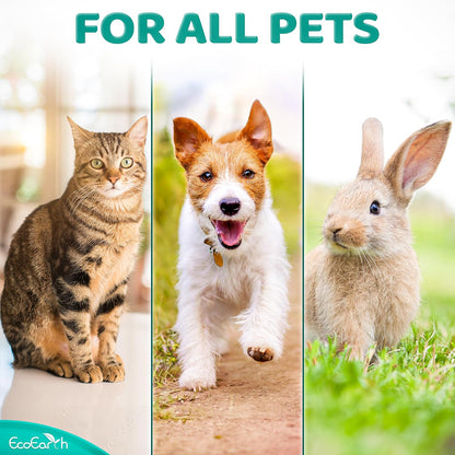 EcoEarth Premium Dog Ear Cleaner Wipes - 50 Pcs - Pet Ear Cleaning Finger Wipes - Pearl-Embossed Texture for Itchy Ear Relief & Infection Protection - Disposable Wipes for Wax & Dirt Removal