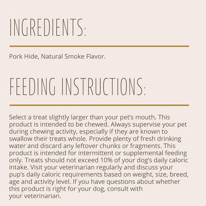 Better Belly Highly Digestible Rawhide Chips Chews, Treat Your Dog to a Chew with NO Artificial Colors or Flavors (Pack of 2)