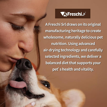 AFreschi Air-Dried Dog Food Turkey Recipe 1 lb, All-Natural, Complete & Balanced, Single-Animal Protein, Grain-Free, High-Protein, Limited Ingredients