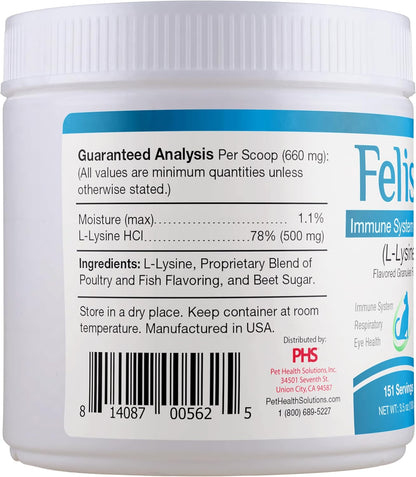 Felisyl Immune System Support(L-Lysine) Granules for Cats 3.5oz(100g)